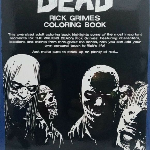 The Walking Dead:‎ Rick Grimes Adult Coloring Book - Picture 8 of 12
